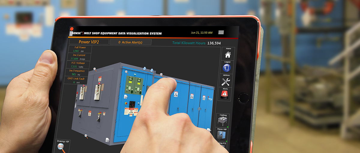 Inductotherm iSense™ System Mobile Screen Capture
